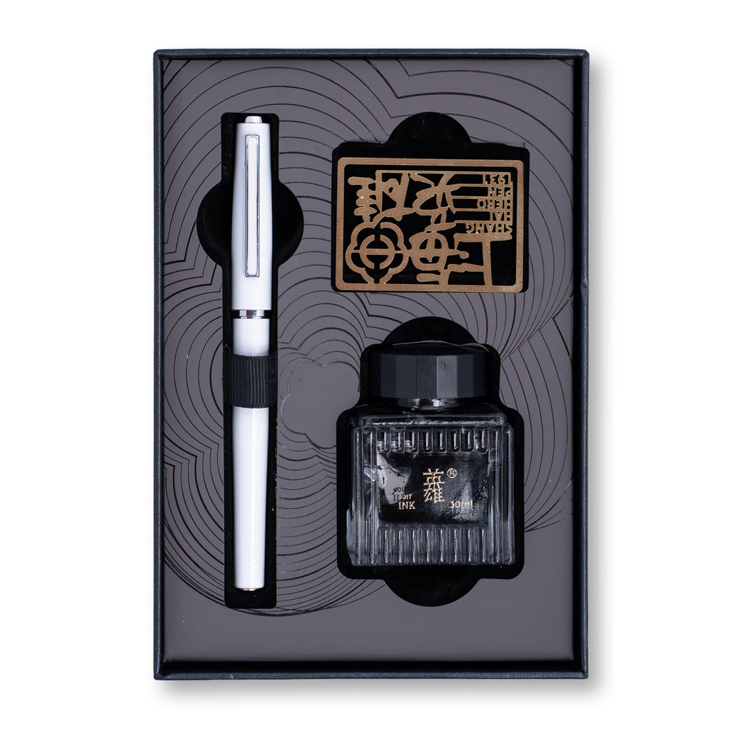 Hero E518 Fountain Pen Gift Set – Fine Nib