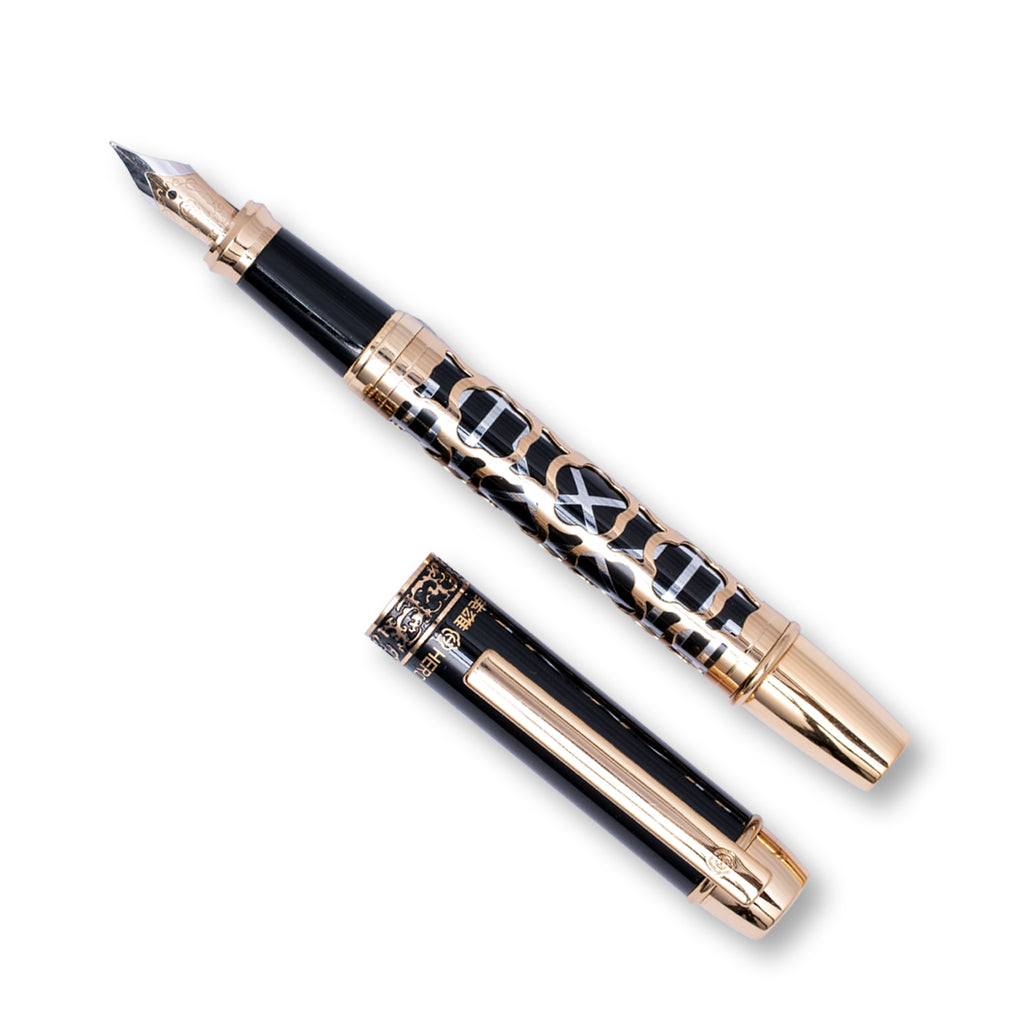 Hero H850 Fountain Pen with 14K Gold-Plated Fine Nib