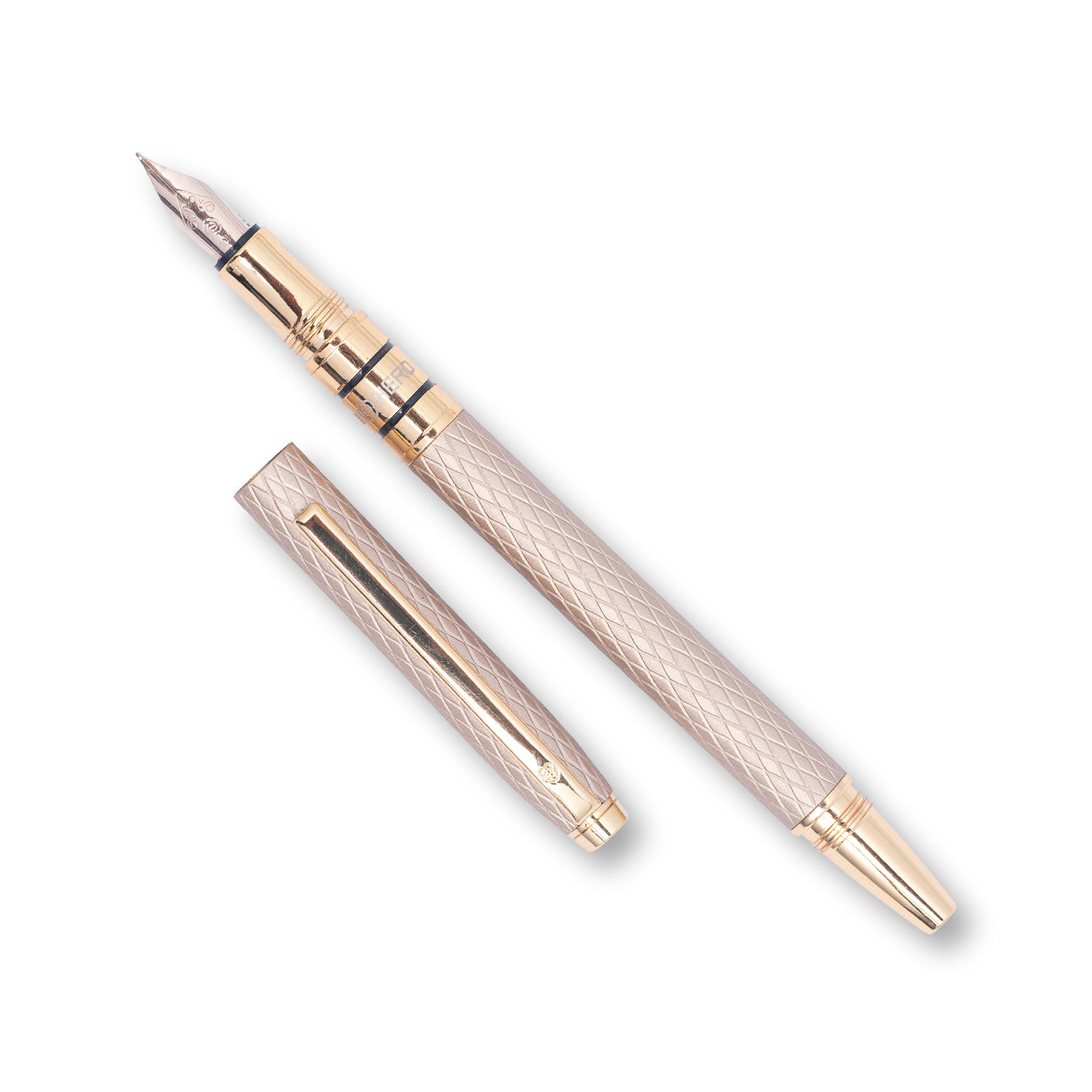 Hero 703 Rose Gold Fountain Pen with 10K Gold Fine Nib