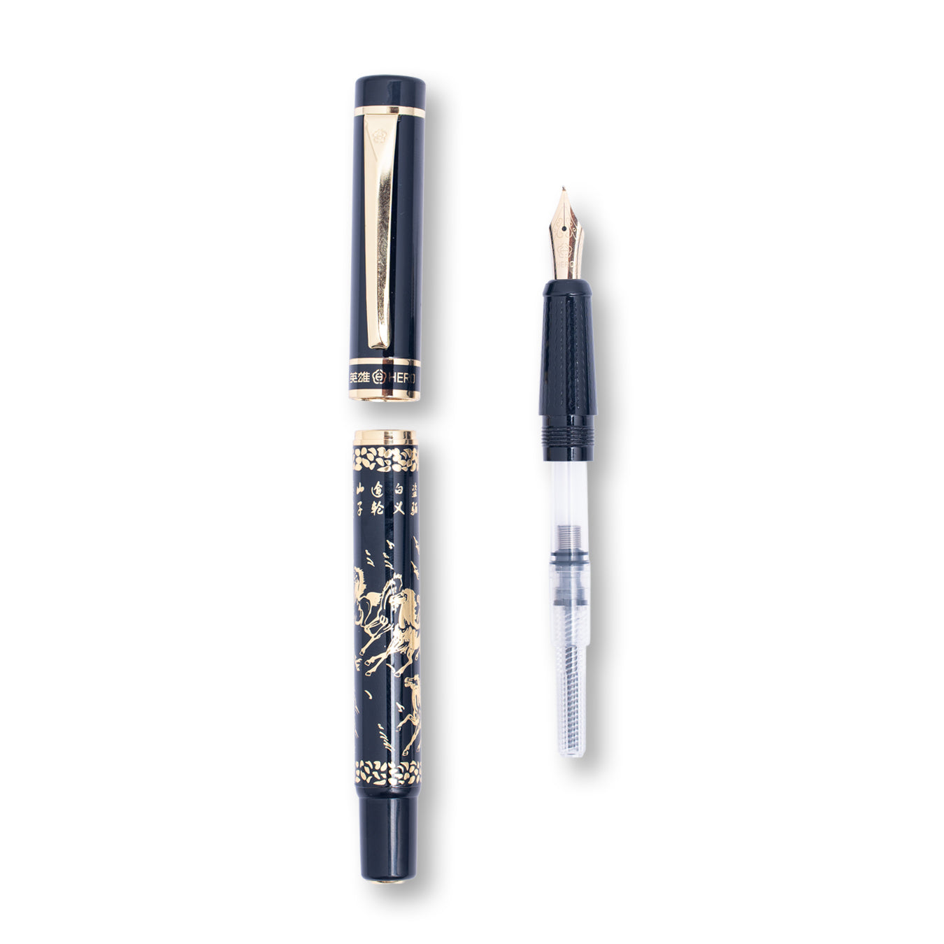 Hero Premium Art Fountain Pen with Fude Nib