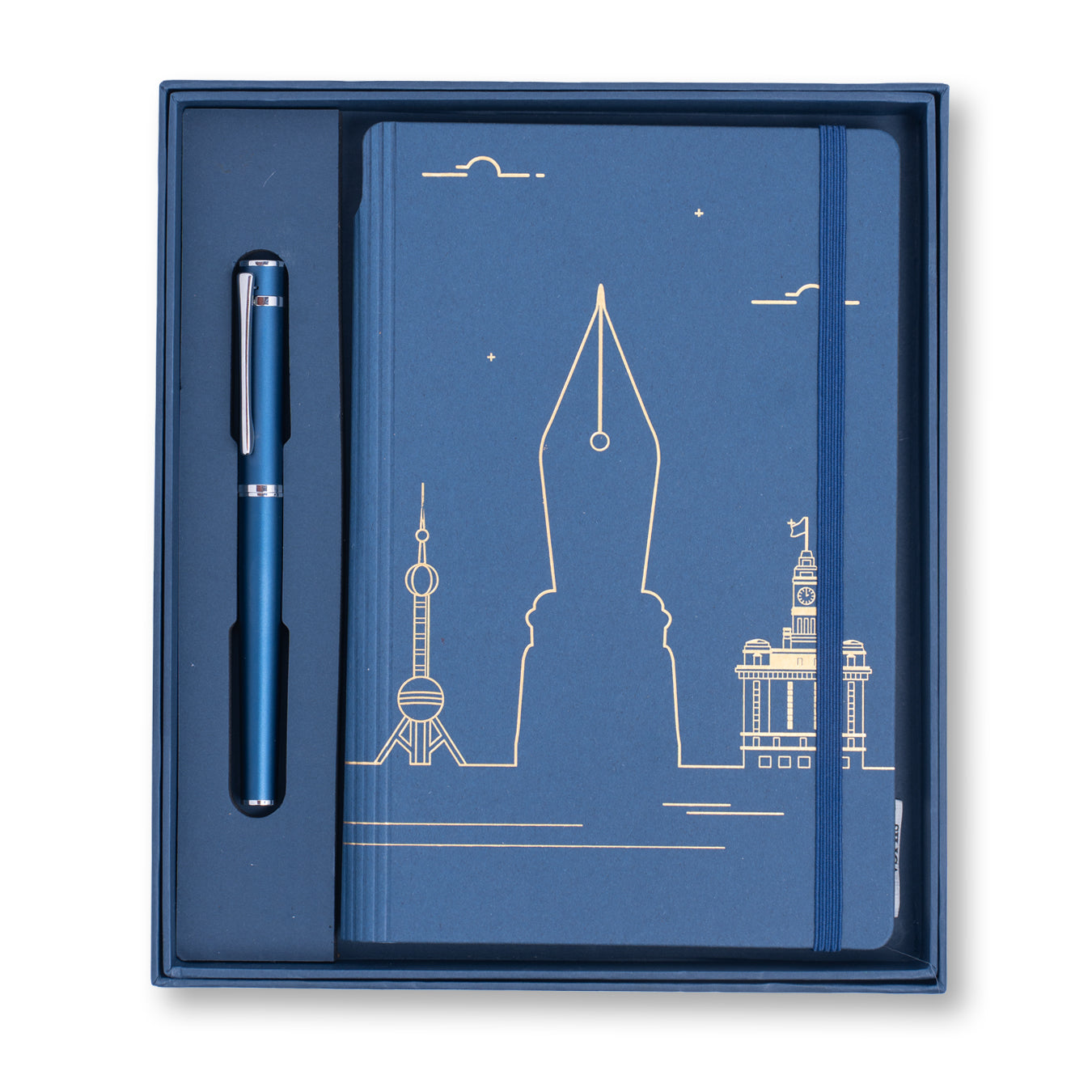 Hero 605C Fountain Pen with Diary Set Fine Nib