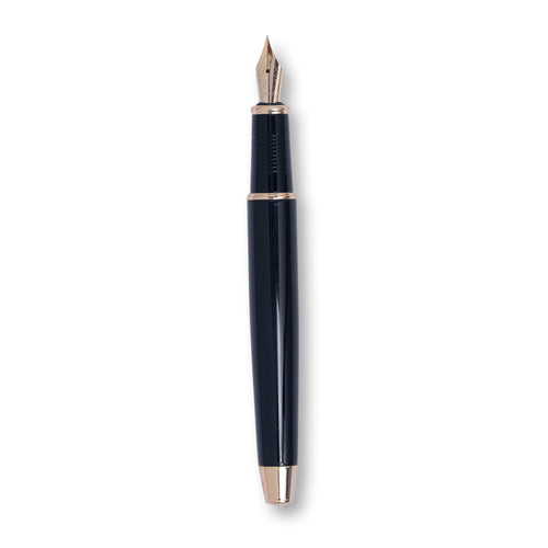 Hero 2060 Fountain Pen | Premium Black & Gold Writing Pen