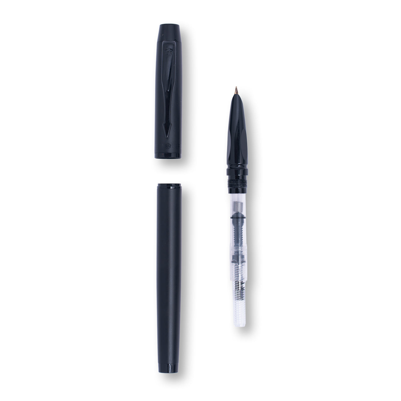 Hero 7006 SN Original Fountain Pen – Matte Black Medium Nib