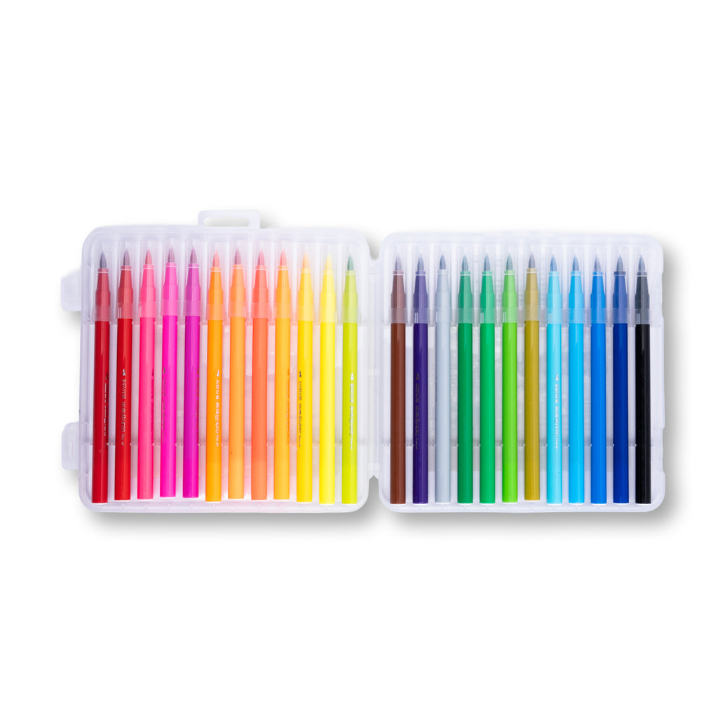 Hero 8026-24 Colour Brush Pens Set for Drawing & Lettering