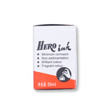 Hero Red Fountain Pen Ink 50ml Bottle