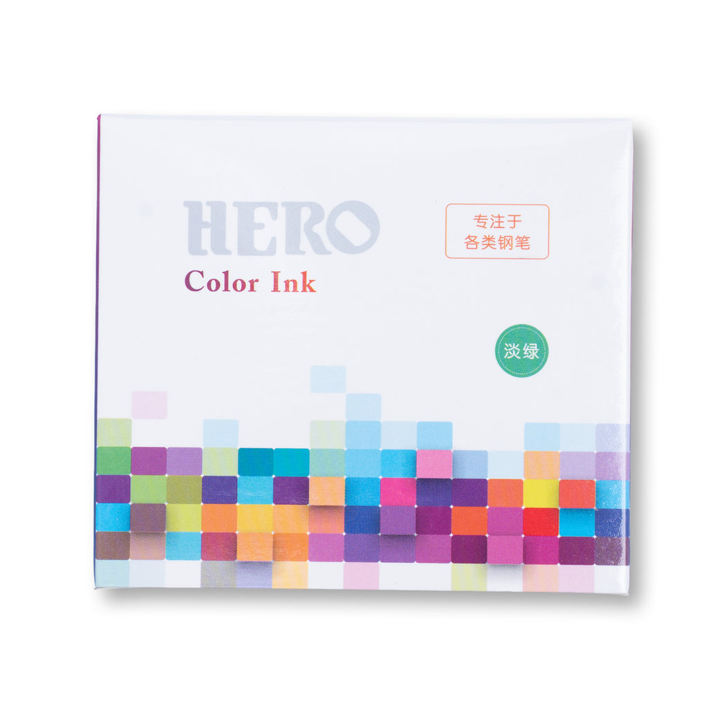 Hero 7100 Fountain Pen Colour Ink Set – 12 Colours 40ml