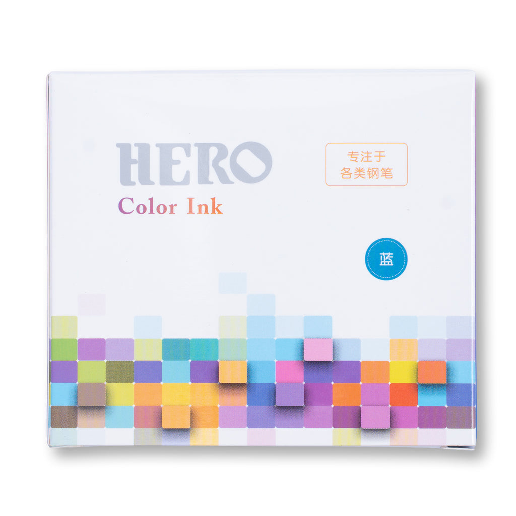 Hero 7106 Blue Ink Fountain Pen Ink 40ml Bottle
