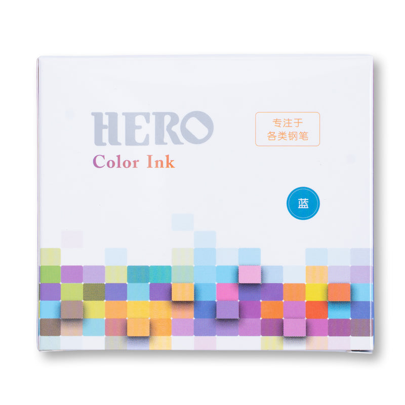 Hero 7106 Blue Ink Fountain Pen Ink 40ml Bottle