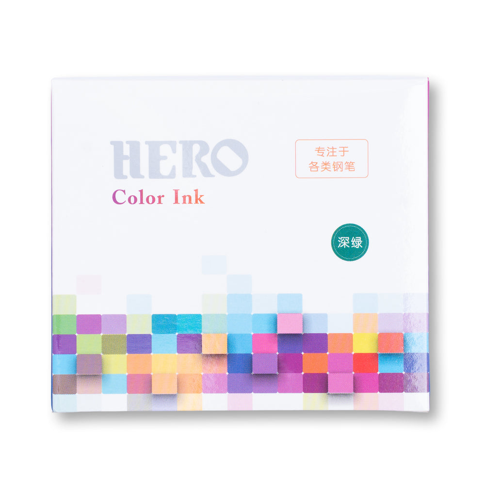 Hero 7107 Green Fountain Pen Ink 40ml