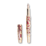 HERO H71 18K Red Jali Fountain Pen Fine Nib