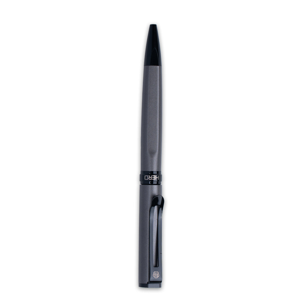 Hero H265 Metallic Grey Ball Pen for Smooth Writing