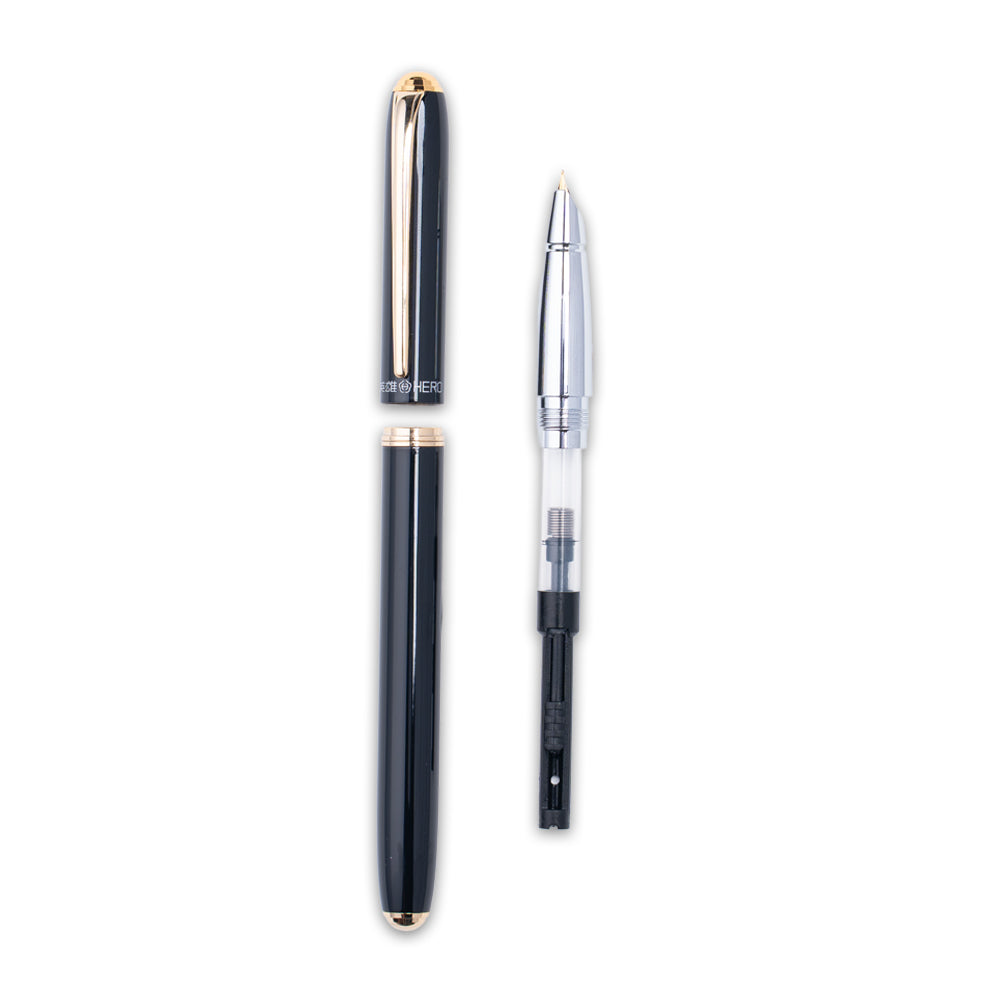 Hero 386 Fountain Pen Fine Nib Black