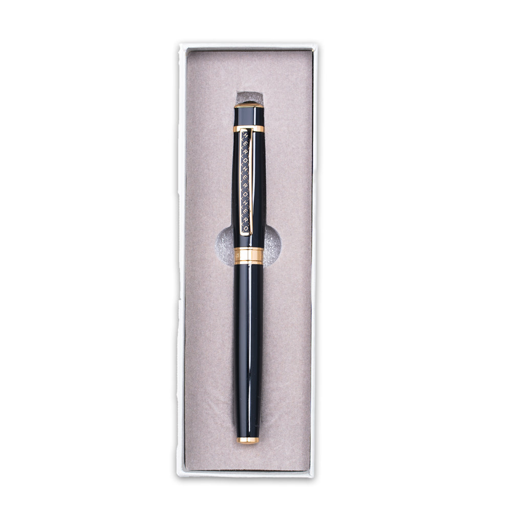 Hero 979 Roller Ball Pen – Premium Black & Gold Roller Pen