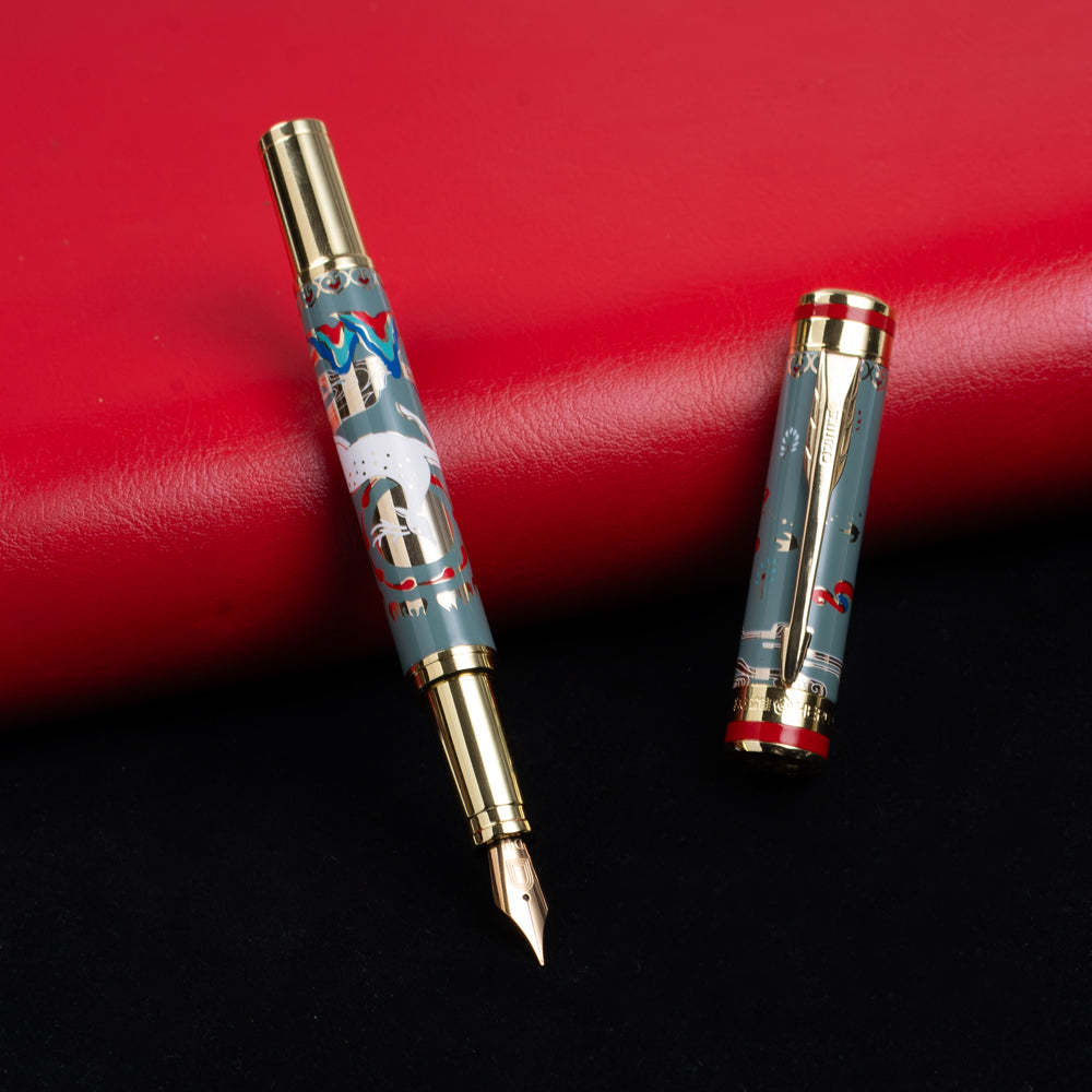 Hero E662 Fine Fountain Pen – Nine-Colored Deer Special Edition