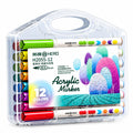 HERO H2055-12 Acrylic Marker Pen Set – 12 Colors