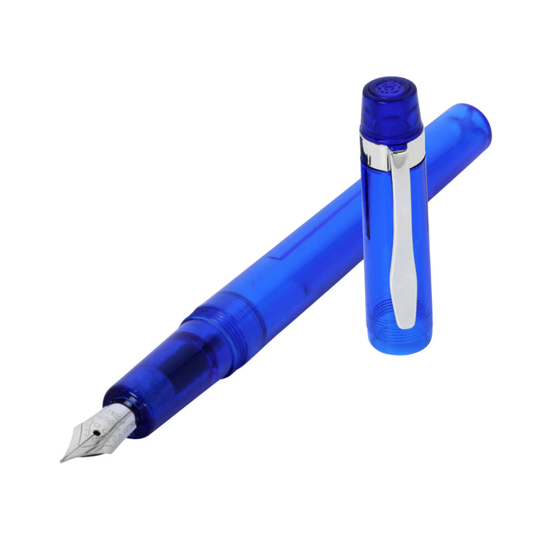 Hero H501 Transparent Blue Fountain Pen