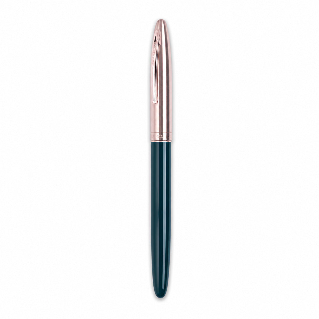 Hero 329 Classic Fountain Pen Gold Cap - Green