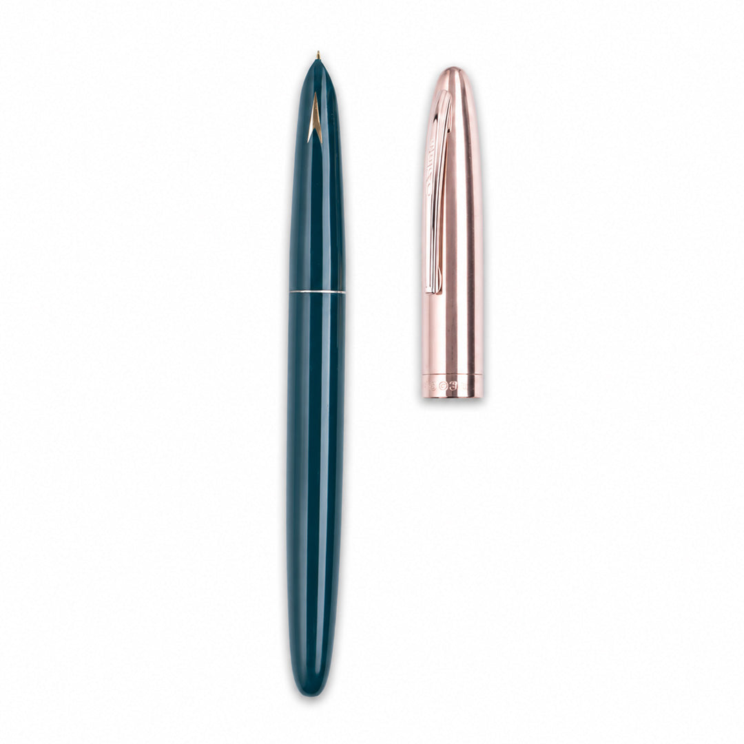 Hero 329 Classic Fountain Pen Gold Cap - Green