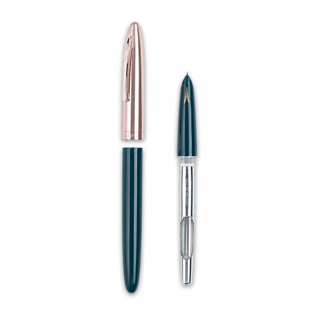 Hero 329 Classic Fountain Pen Gold Cap - Green