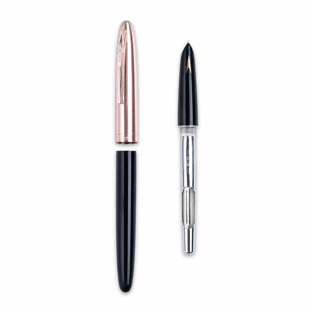 Hero 329 Classic Fountain Pen Gold Cap - Black