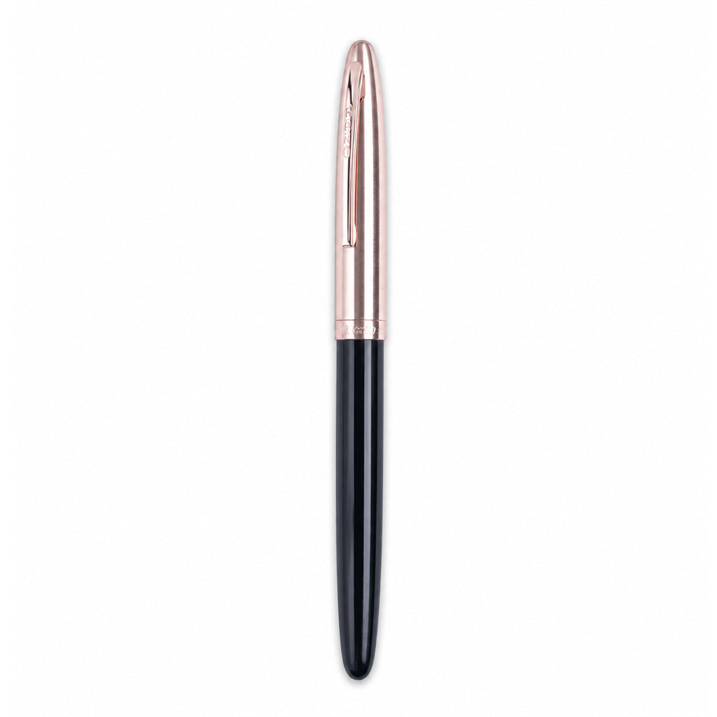 Hero 329 Classic Fountain Pen Gold Cap - Black